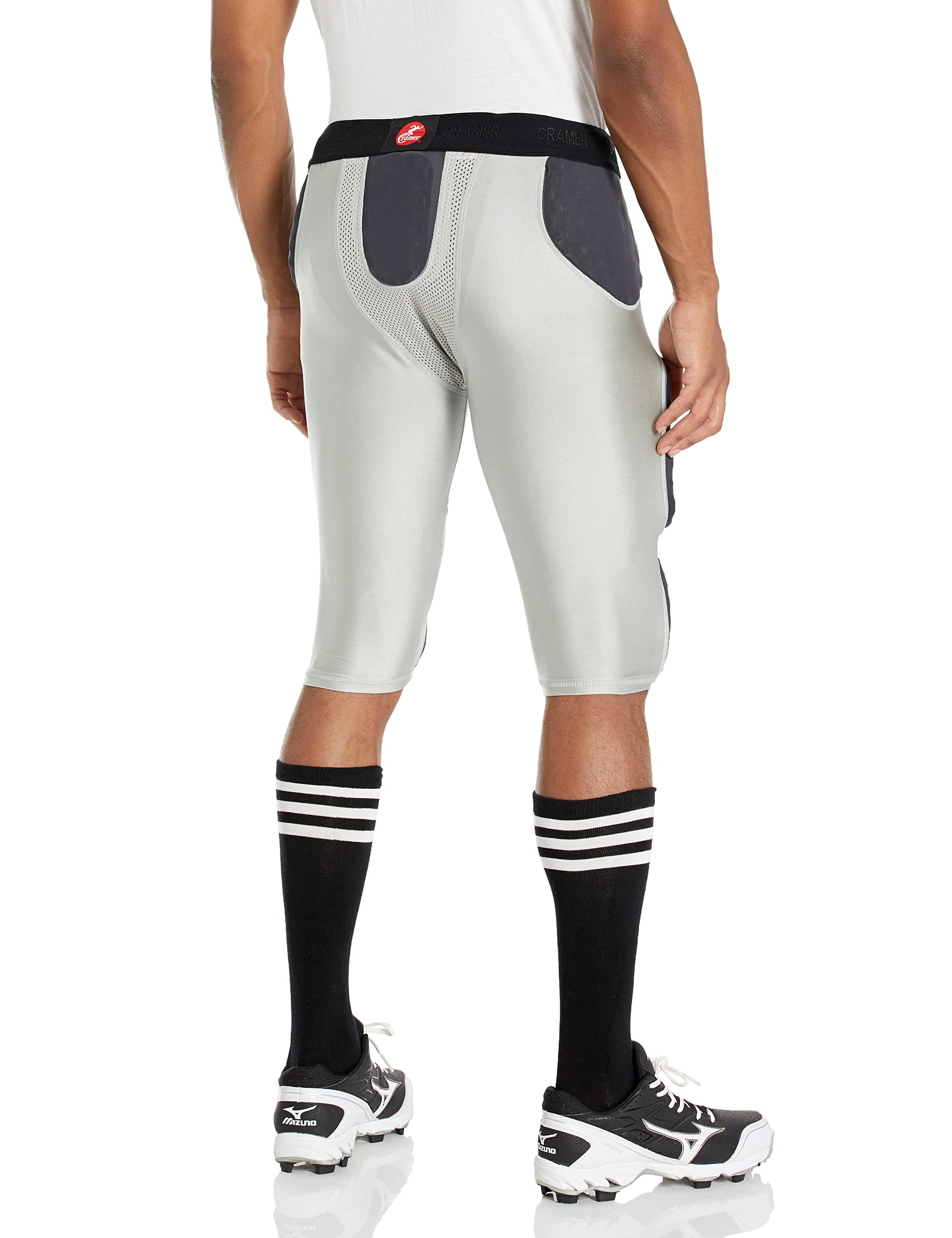 Football Tailbone Pad Cramer Thunder 7 Pad Football Girdle With Integrated Hip, Thigh And 7 Pad Integrated Football Girdle
