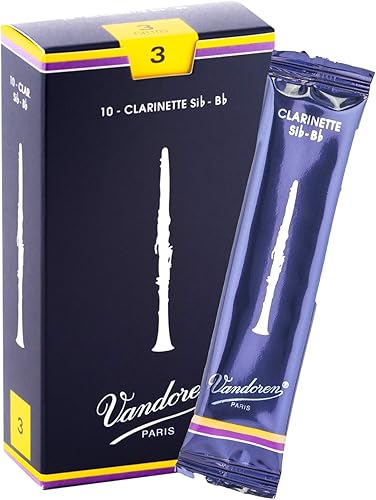 Miniatura 33 de Vandoren lengüetas tradicionales para saxo barítono, resistencia 2, caja de 5 unidades, 3