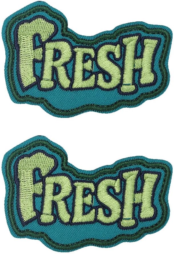 2 Pcs Spades A Lucky Charm Patch Funny Hook & Loop Patch Punk,Metal Music,Motorcycle Culture Emblem Embroidery Applique Decorative Accessories Patches for Jacket,Backpack,Denim Suit,Clothes,Hat,Bag image 3