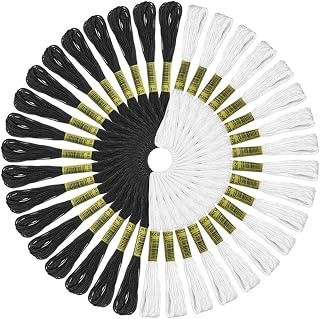 48 piezas de Bordar Hebras cada Color Sólido para Costura Manualidades DIY Hogar Regalo