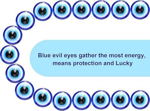 Miniatura 2 de 150 cuentas de mal de ojo malvado hechas a mano, cuentas de resina hechas a mano, cuentas espaciadoras de mal de ojo, cuentas turcas hechas a mano