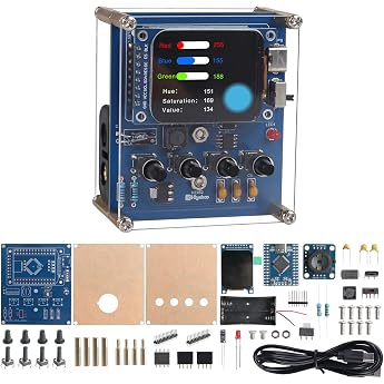 Lumenrix Colour Recognition Soldering Kit, DIY Electronic Kit with RGB Colour Sensor, Colour Scanner with 4 Modes for Scannin