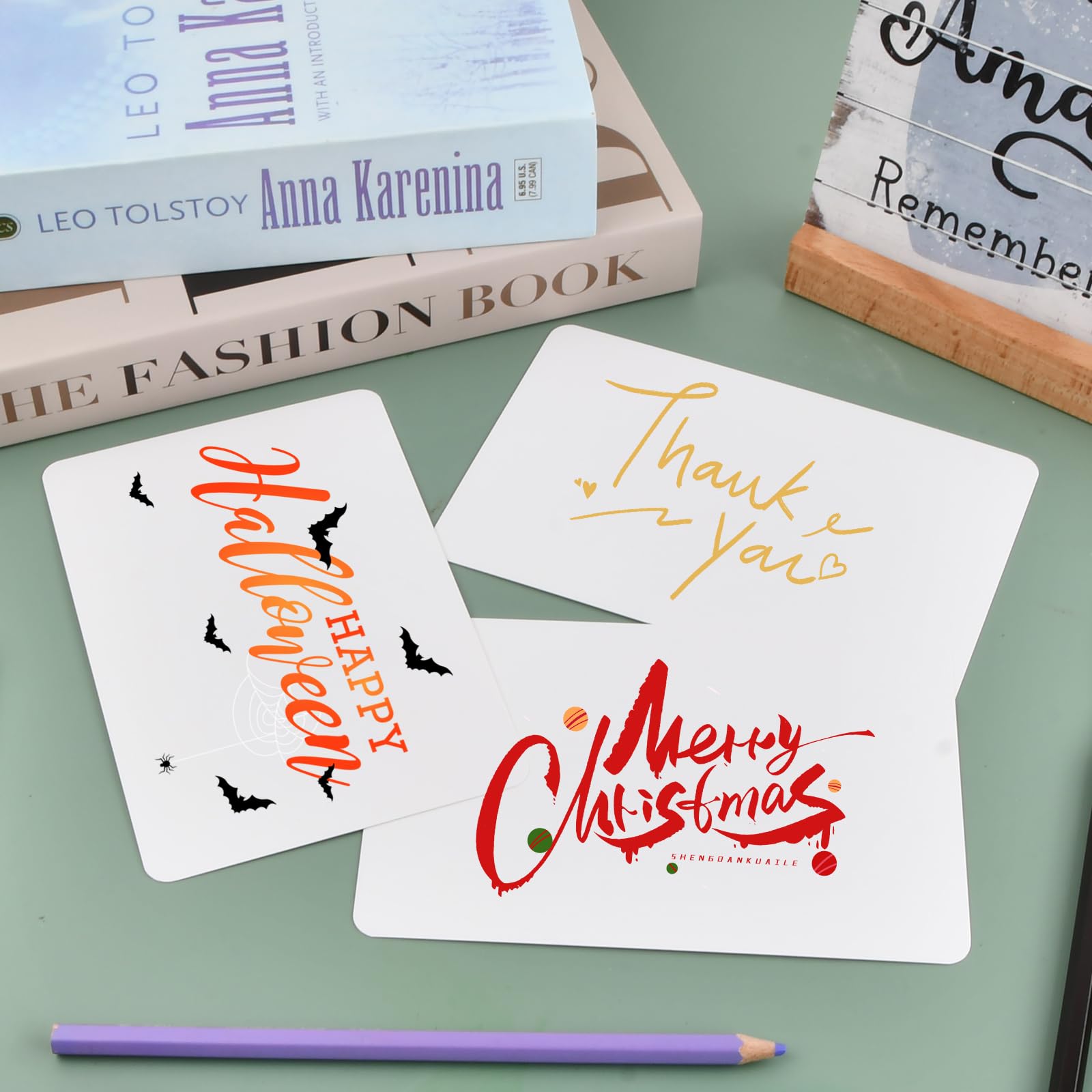 Carte Di Carta Kraft Bianche - 100 Fogli 10x15 Cm, Per Flashcards, Biglietti E Appunti, Angoli Arrotondati - Foto 7