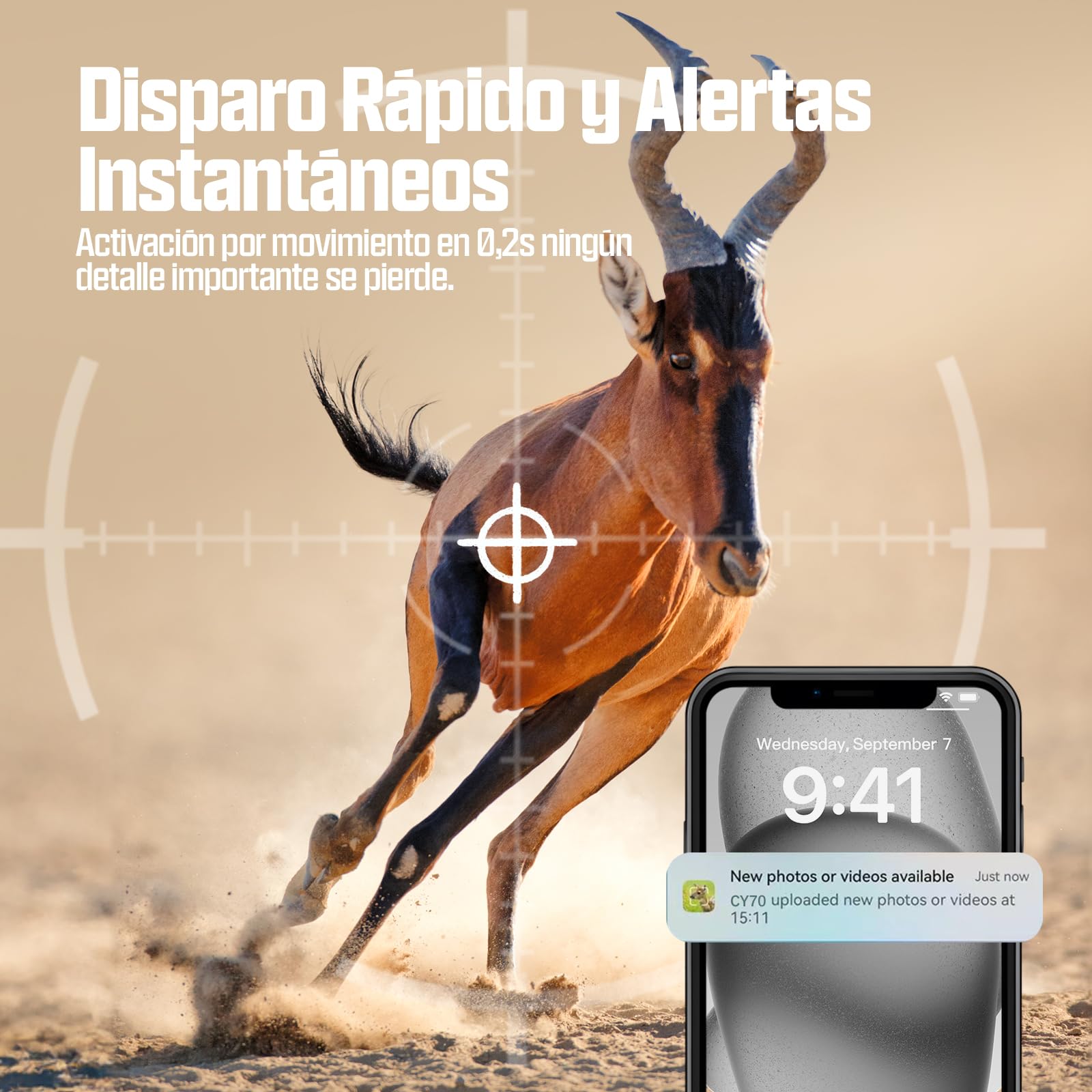 CEYOMUR 4G LTE Cámara Caza con Tarjeta Sim, 2K 48MP Visión Nocturna Activación por Movimiento Control App, Camara Fototrampeo con Disparo de 0,2s, Almacenamiento en La Nube/TF, Impermeable IP66