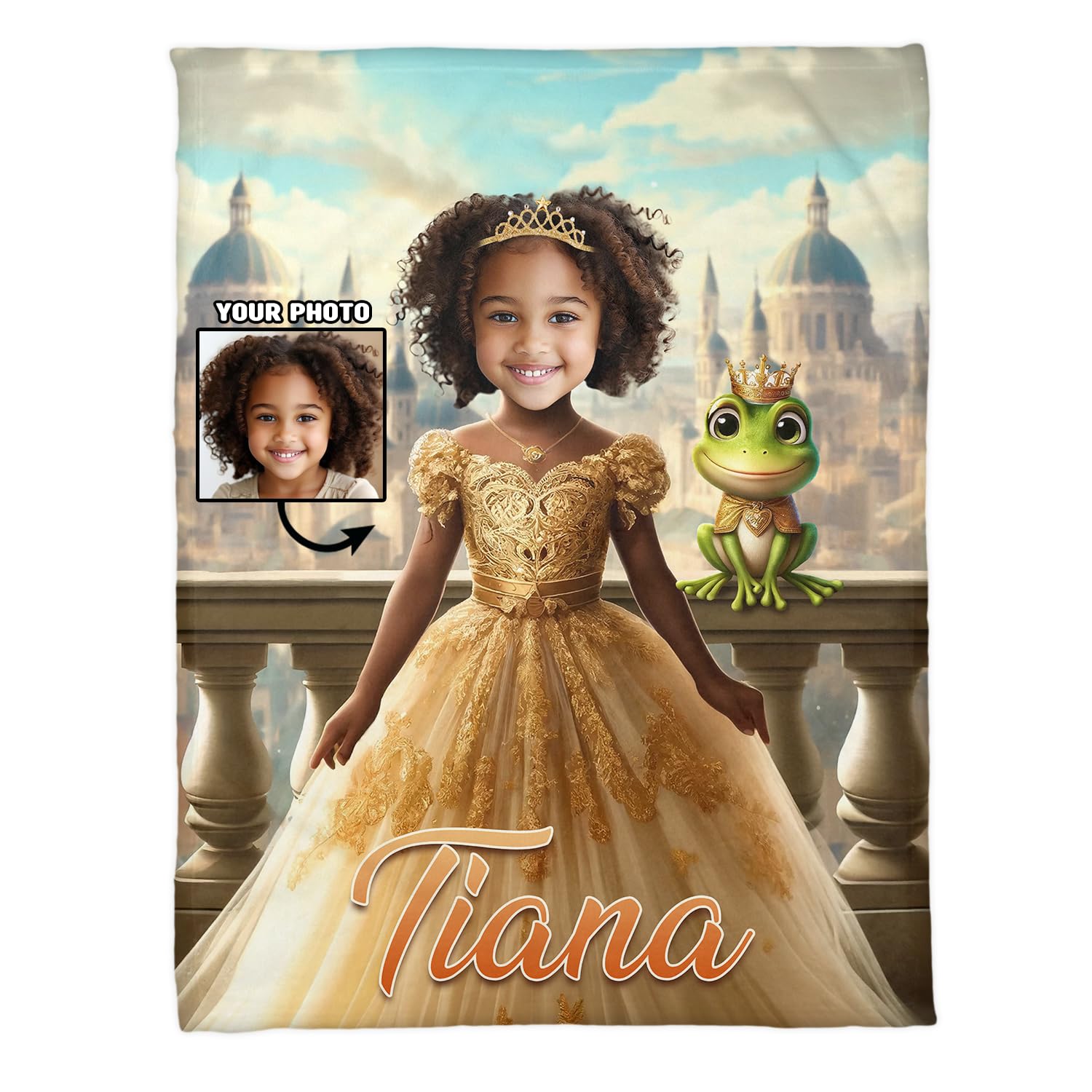 princess dress blankets Zocoshi Personalized Baby and Frog for Girl, Personalized Baby Gifts with Name, Customized Baby Blanket, Newborn Boy Gift, Soft Fleece (Princess and Frog) : Baby Web Collection: Maternity Occasion Men's Navy Linen Shirt Yellow Yarn (Accent color) Child's Dress Size:12M