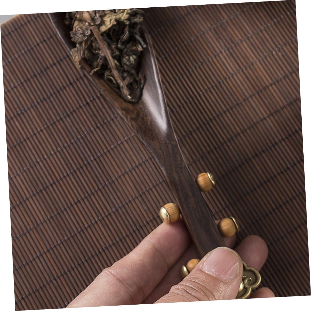 1pc Tea Scoop Practical Tea Shovel Pipa Shape for Home Brewing Accessory Natural Material for