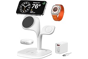 3-in-1 Qi-Certified Magnetic Wireless Charger for Apple Devices - Charge iPhone, Apple...