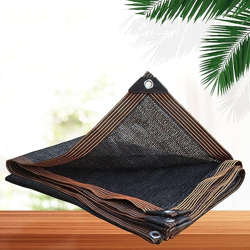 Tela de sombra antienvejecimiento, cifrado de 18 pines, malla de sombra negra, 95% resistente a los rayos UV, red de sombreado, para invernadero,