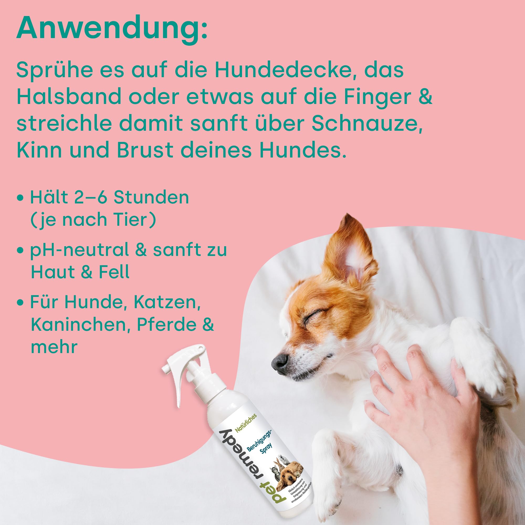 Pet Remedy Emmi - Juego de calmante todo en uno, tapón aromático y mini spray contra el estrés en mascotas, juego antiestrés natural para perros, gatos y animales pequeños, pH neutro y clínicamente