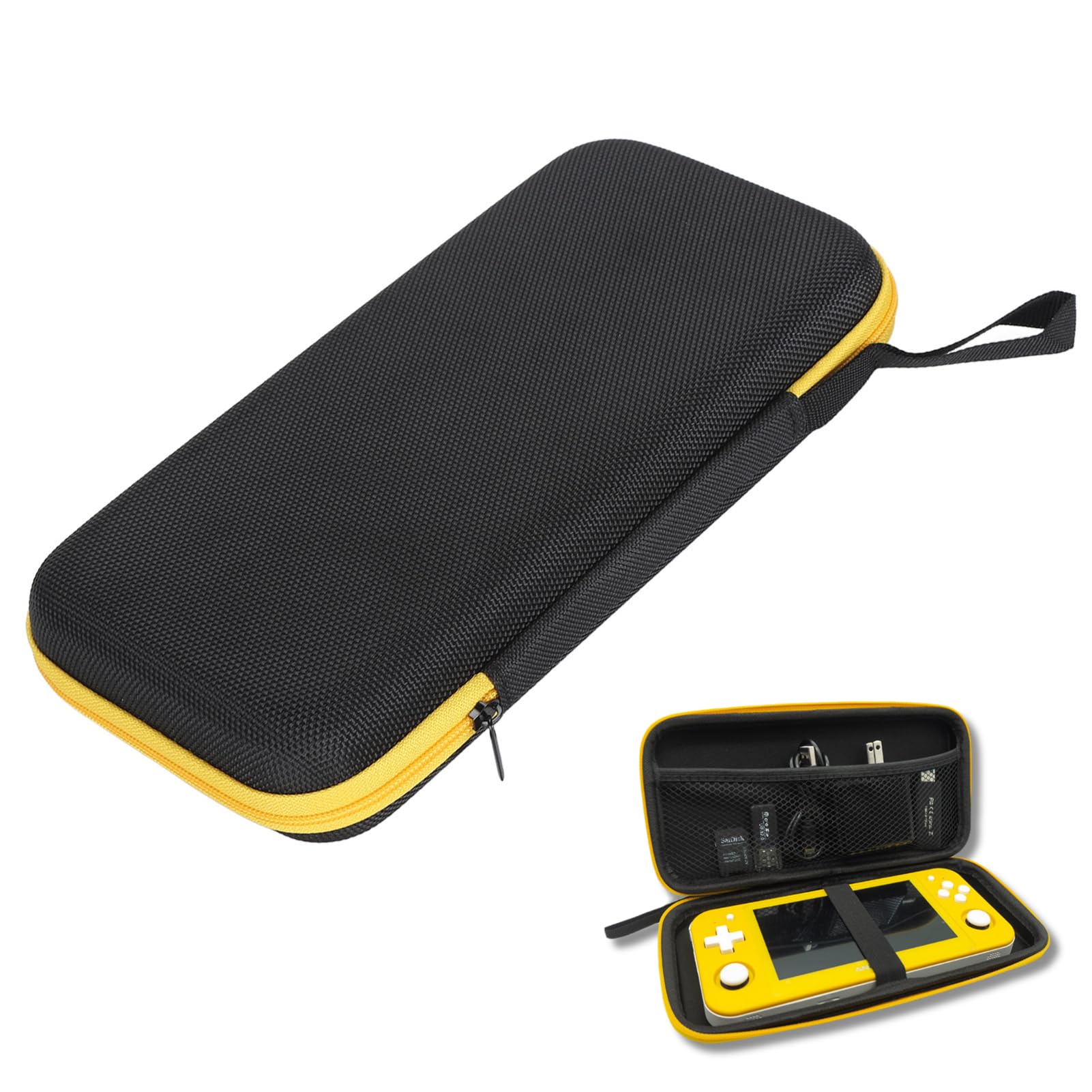 Étui Rigide EVA Pour Console Portable – Compatible Retroid Pocket 3/3 Plus, Anbernic RG505/RG552 – Protection Anti-choc, Poche Filet