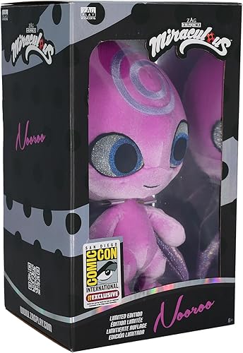 Miniatura 4 de UCC Distributing Miraculous Ladybug 10″ Deluxe Kwami Plush – Nooroo - Peluche de edición limitada