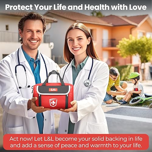 Miniatura 9 de Kit de primeros auxilios para automóvil, hogar, viajes, negocios, equipo de supervivencia, primeros auxilios, kit de primeros auxilios, kit médico