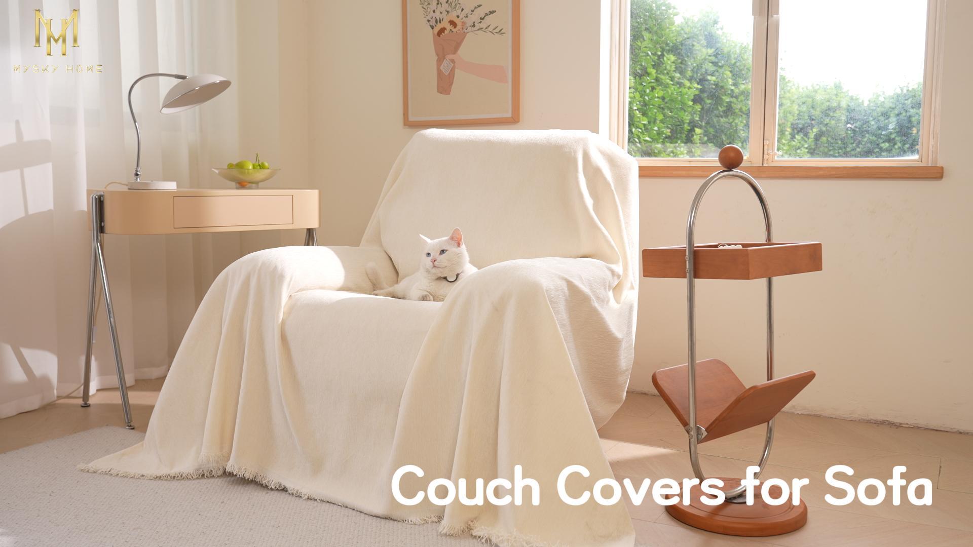 Amazon.com: MYSKY HOME Oversized Chair Cover, Armchair Couch Cover
