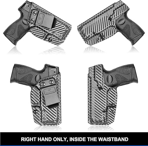 Miniatura 5 de Funda de polímero IWB Taurus G2C y G3C  Adj. Cant y retención  Cintura interior  Compatible con Taurus PT111 y PT140