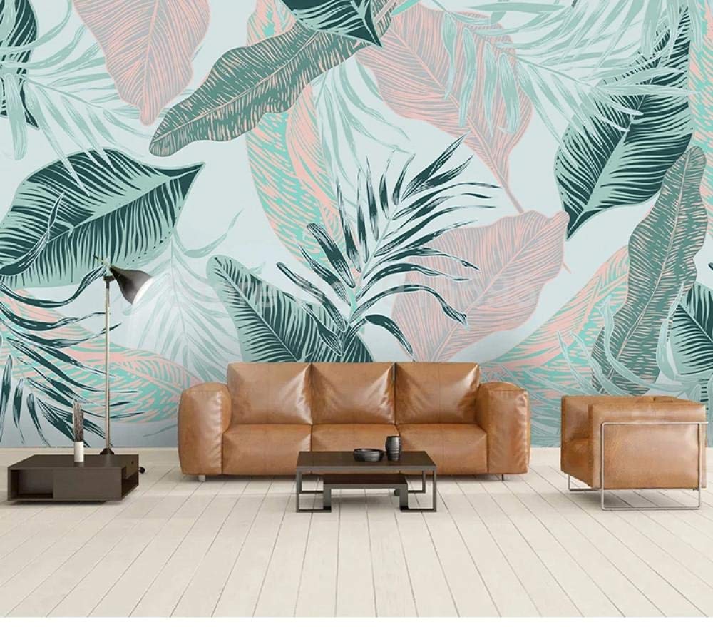 Papier peint mural 3D bleu pour transformer un salon sans travaux