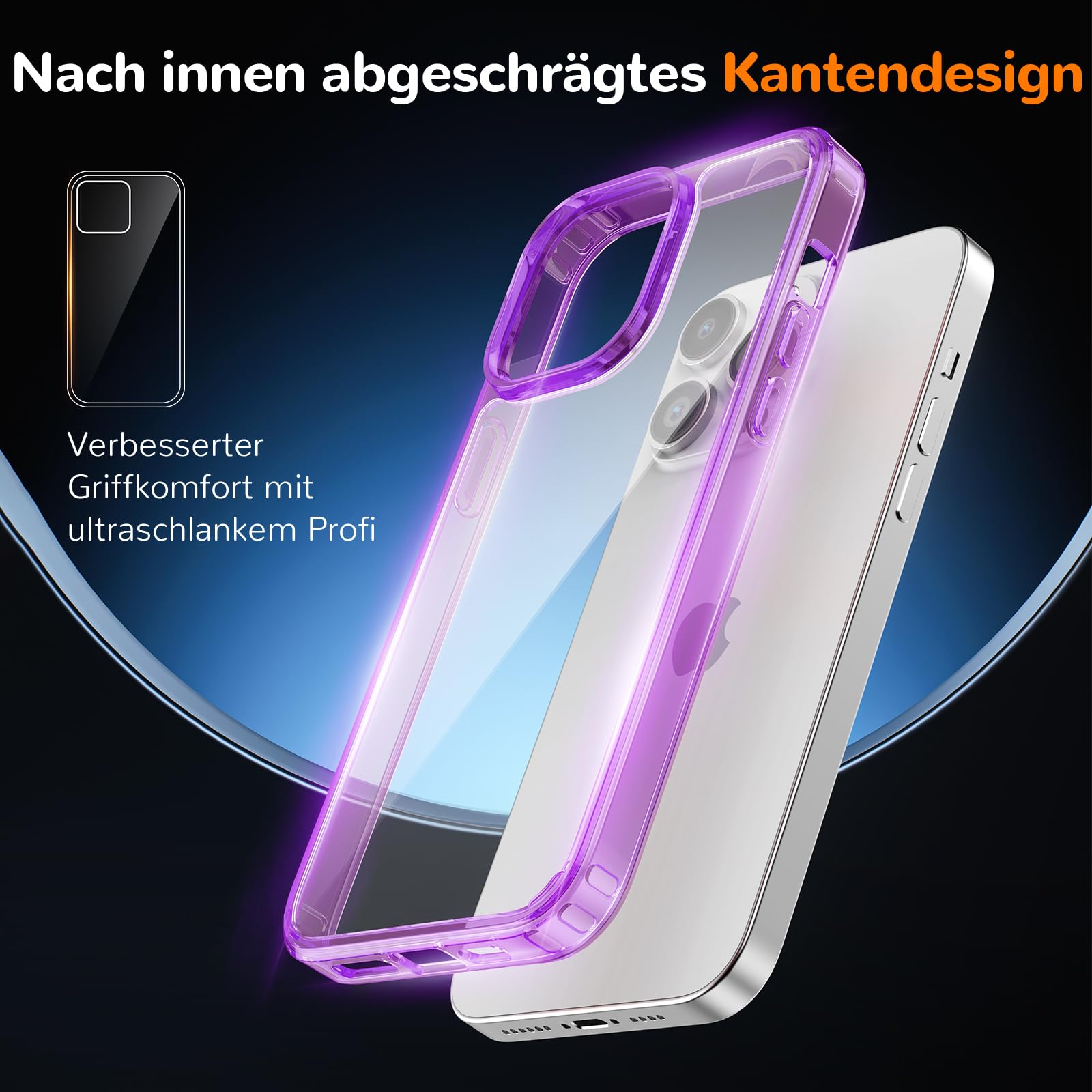Clear Case for iPhone 15, Ultra Thin, Shockproof TPU Cover, Anti-Yellowing, Crystal Clear, Phone Case for Apple iPhone 15 - Clear — view 398