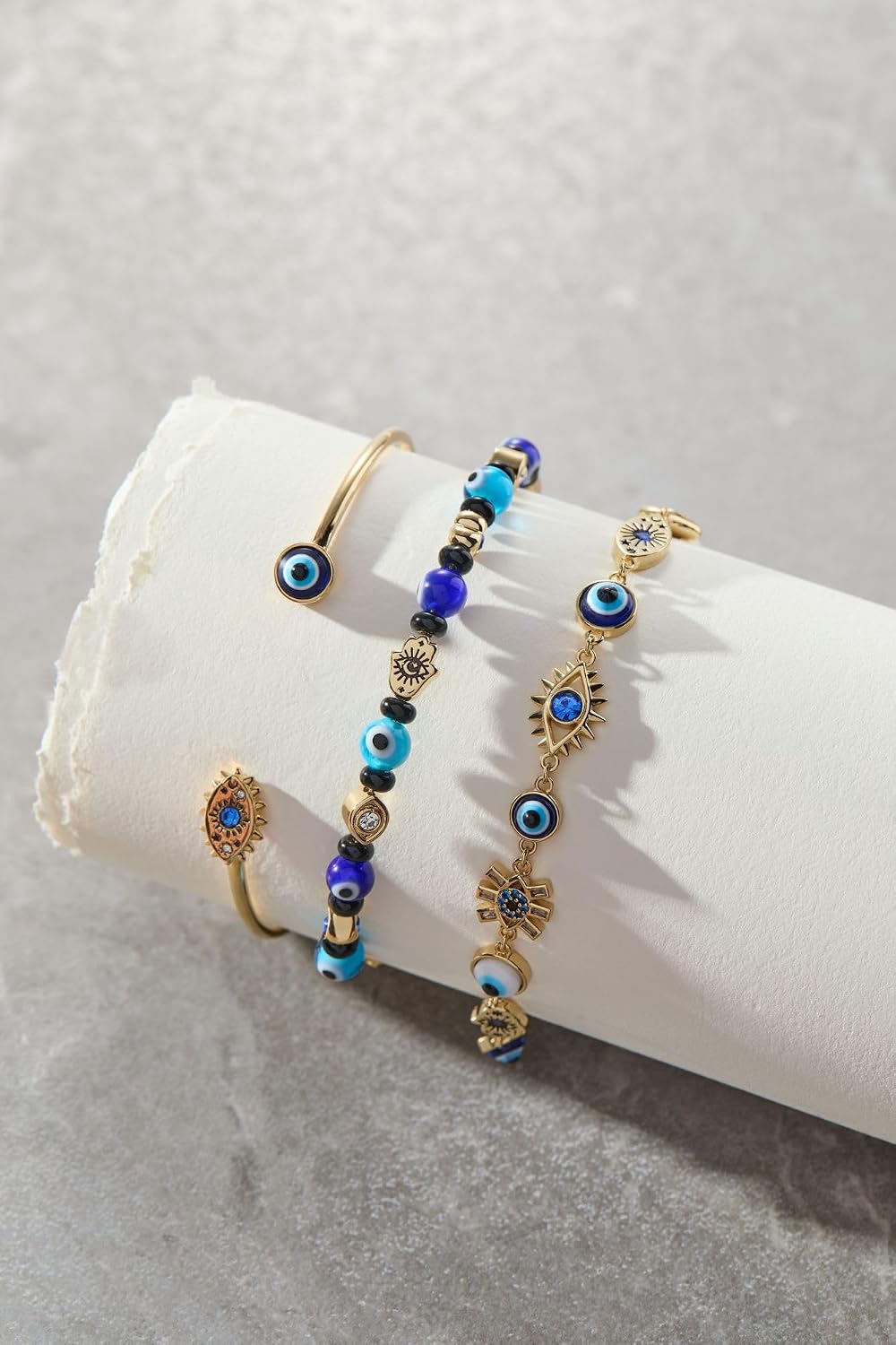 Alex and Ani Evil Eye Bracelets - Sapphire & Crystal Stones, Nickel-Free, Radiant Evil Eye Jewelry for Women