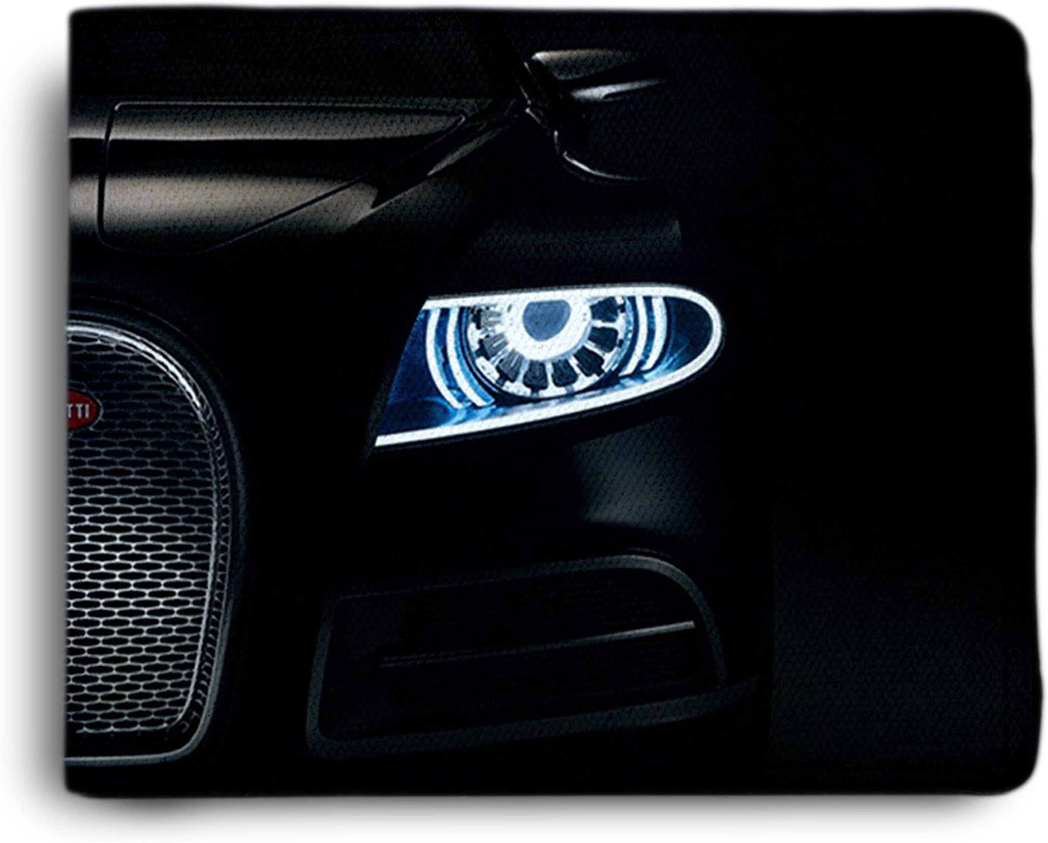 Men's Wallet | Wallet for Men's |Wallet for Boy's | Sports Car Headlight Printed Pu Leather Wallet for Men's/Boy's