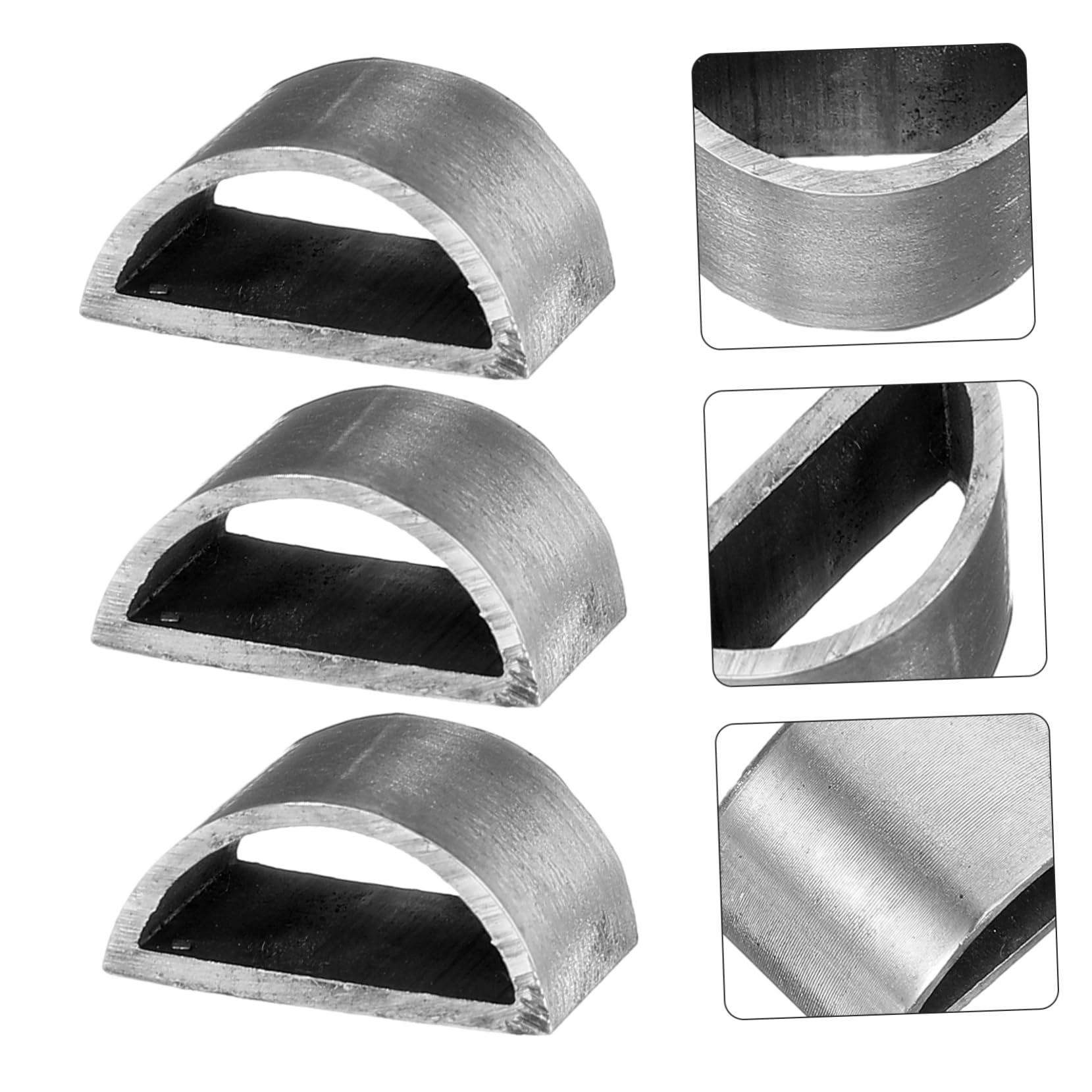 TOGEVAL Cello Bow Maintenance Pcs Ferrules Frog Parts Diy Repair Kit for Cello Bow Frog