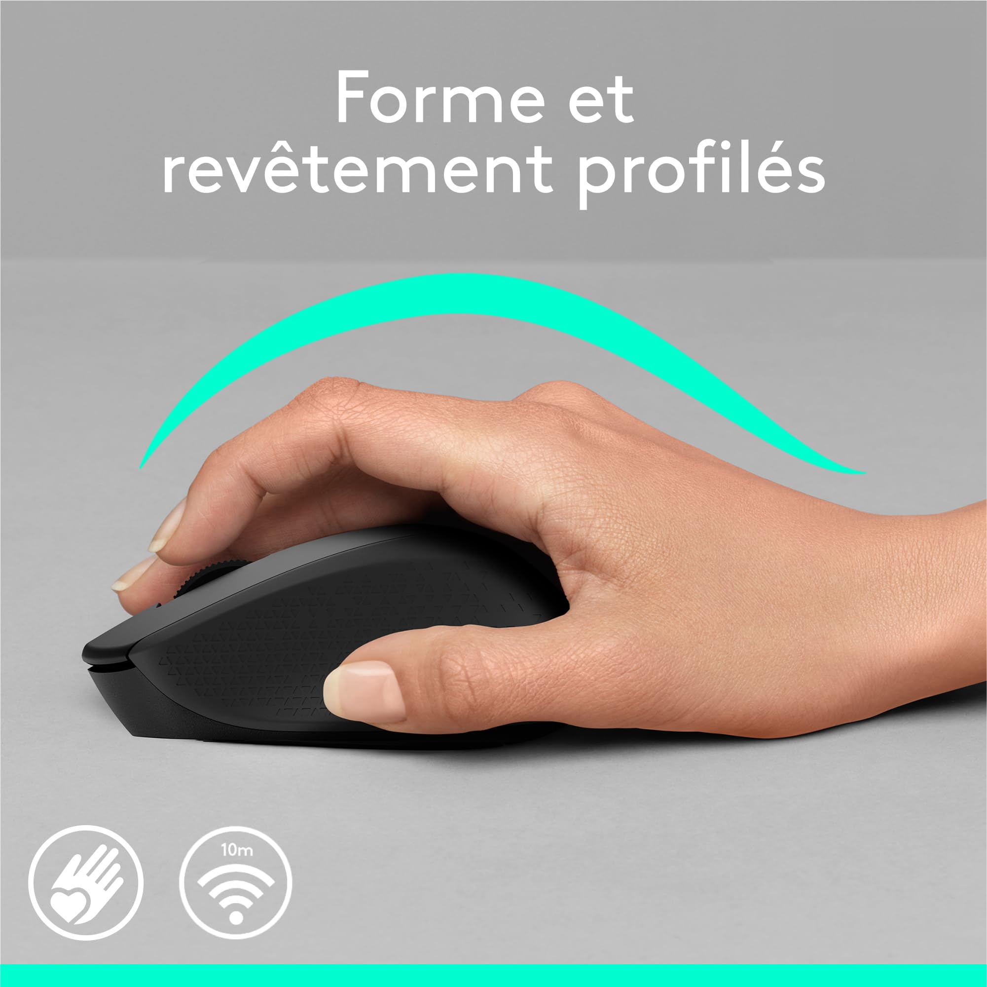 Image secondaire de Souris sans Fil Logitech M280 - Confort et Précision pour PC et Mac