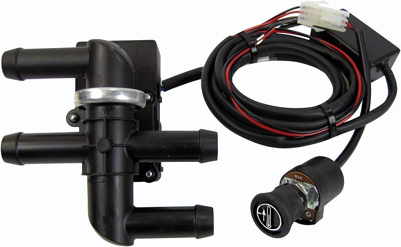 El kit de válvula de calentador de derivación controlado por servo electrónico se adapta a manguera de calentador de 5/8" #50-1555