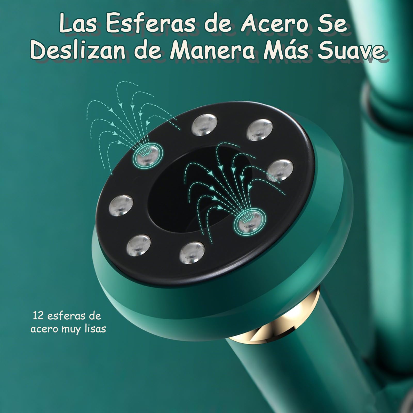 Masajeador Anticelulítico 4 en 1 con Infrarrojos, Reduce la Celulitis y Tonifica Piernas, Glúteos y Abdomen (Gris)