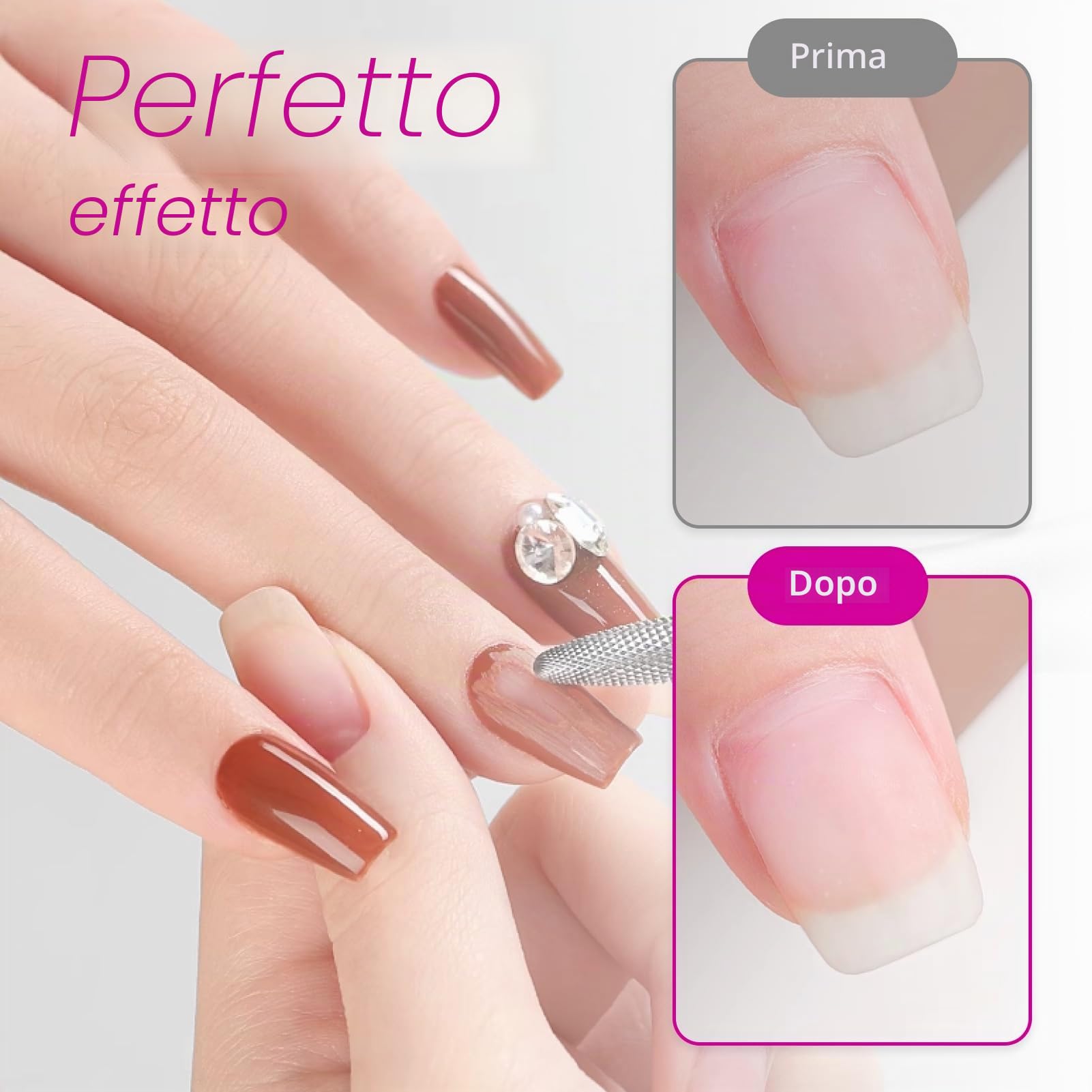 30pcs punte fresa unghie per Fresa Manicure Elettrica 3/32, ricambi fresa per unghie, punta fresa rimozione gel per Lucidatura,Rimozione Gel, Pelle Morta, Strumenti per Manicure