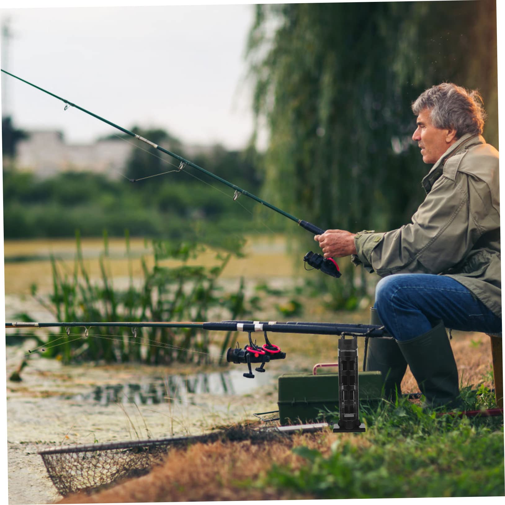 Supporto Per Canne Da Pesca Stabile Porta Canne Da Pesca Design Flessibile e Pratico