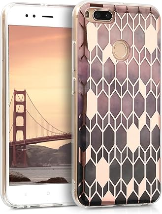 kwmobile 43401.03 Funda para tel?fono m?vil Rosa, Transparente - Fundas para tel?fonos m?viles (Funda, Xiaomi, Mi 5X / Mi A1, Rosa, Transparente)