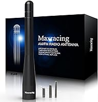 MAXRACING 4-Inch Short Aluminum Antenna for Ford F-150 1997-2026 - Carwash Safe, Weatherproof Replacement