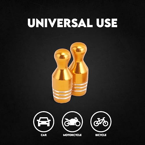 Miniatura 115 de Tapones para válvulas de neumáticos de automóvil, 4 unidades, cubiertas universales para vástagos, juego de tapas de válvula de neumático