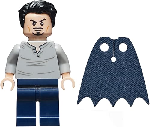 LEGO Avengers - Tony Stark de Iron Man Armory con capa azul extra