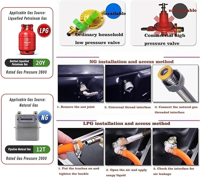 Estufa Portátil a Gas 33 cm, 9 Puestos, 7.0 KW, Protección de Apagado miniatura 9