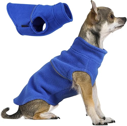 Miniatura 7 de Suéteres para perros pequeños - Ropa para perros hembras - Suéter de forro polar para perros - Ropa para cachorros para perros pequeños Niño - Ropa