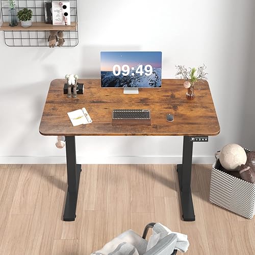 Miniatura 56 de Furmax - Escritorio eléctrico de altura ajustable de pie grande de 63 x 24 pulgadas, escritorio de pie para oficina en casa, alturas prestablecidas