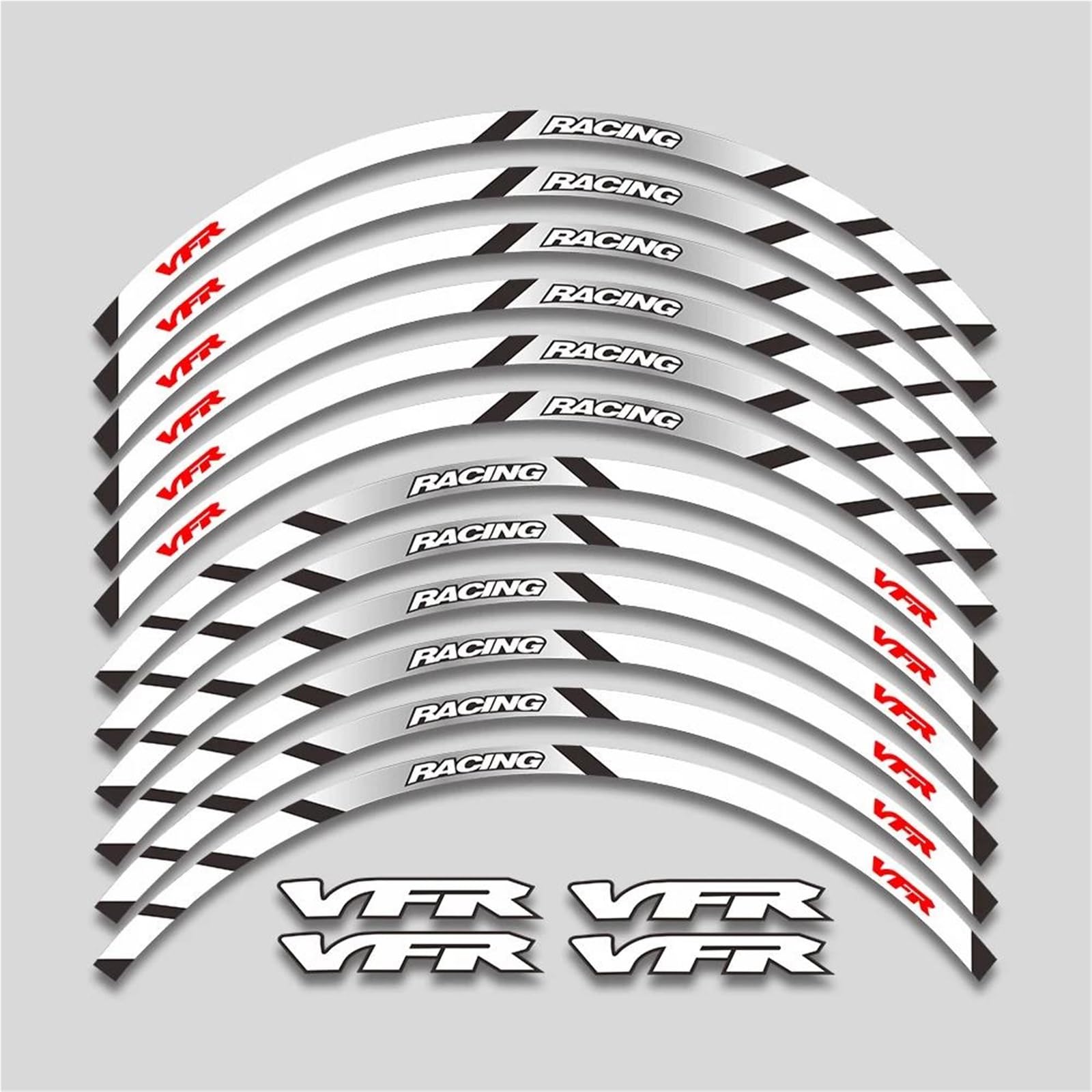 Wheel Stickers Motorcycle Rim Reflective Sticker for VFR1200 VFR1200F VFR 1200 1200F Wheel Hub Decals Waterproof Strips Stickers Rim Reflective Decal