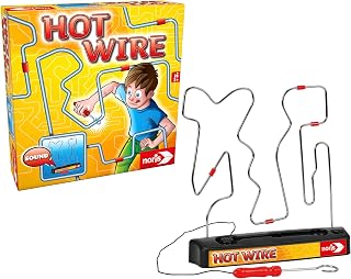 Noris 606060172 - Hot Wire, das bekannte Geschicklichkeitsspiel für die ganze Familie (Batterien Nicht im Spiel enthalten), ab 3 Jahren