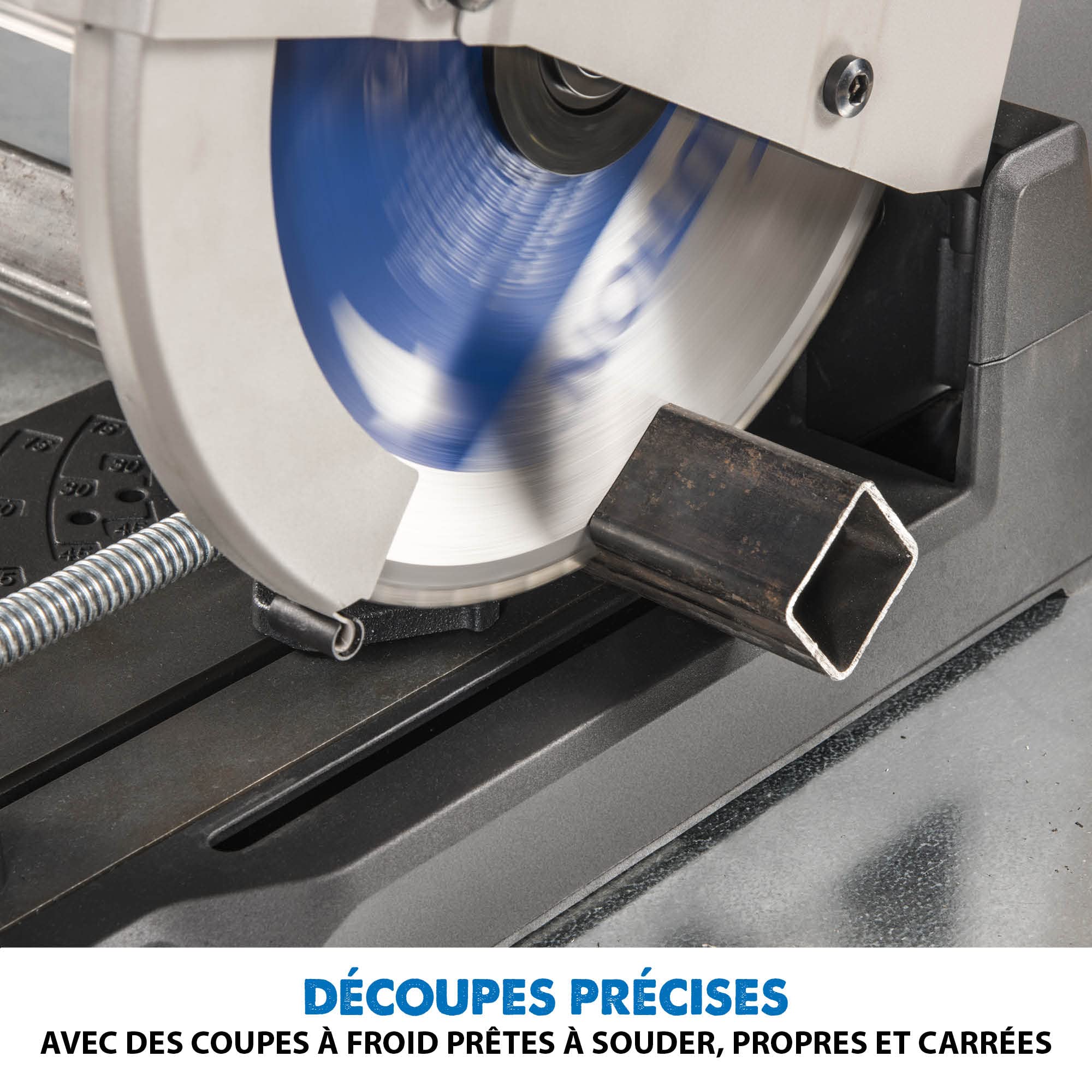 Evolution S355Cps - Scie à Tronçonner en acier Industriel de 355 mm - Finition Instantanée, sans Chaleur, sans Bavures et sans Étincelles - lame à acier Doux Fournie