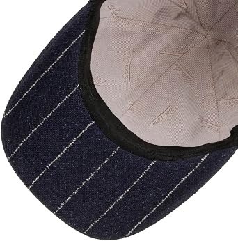 Borsalino Hiker Twotone Stripe Cap Men - Made in Italy