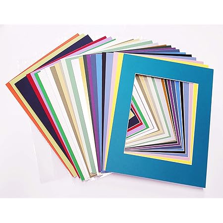 Amazon.com: Golden State Art Picture Mat 8x10 for 5x7 Photos (Pack of ...