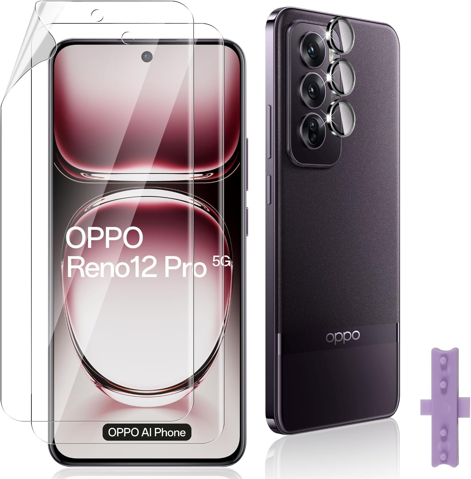 savvies (6 Pezzi Pellicola Protettiva per Oppo Reno 8 Lite Protezione