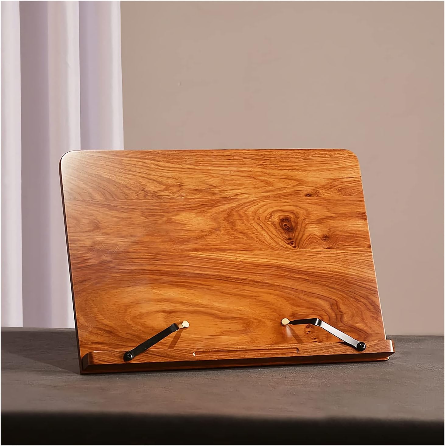 Book Stands and Holders for Reading Book Stand, Large Adjustable and Portable Book Stand for Music Books, Textbooks, Tablet, Cookbooks, Reading Drawing Writing Desk for Kitchen and Office ( )