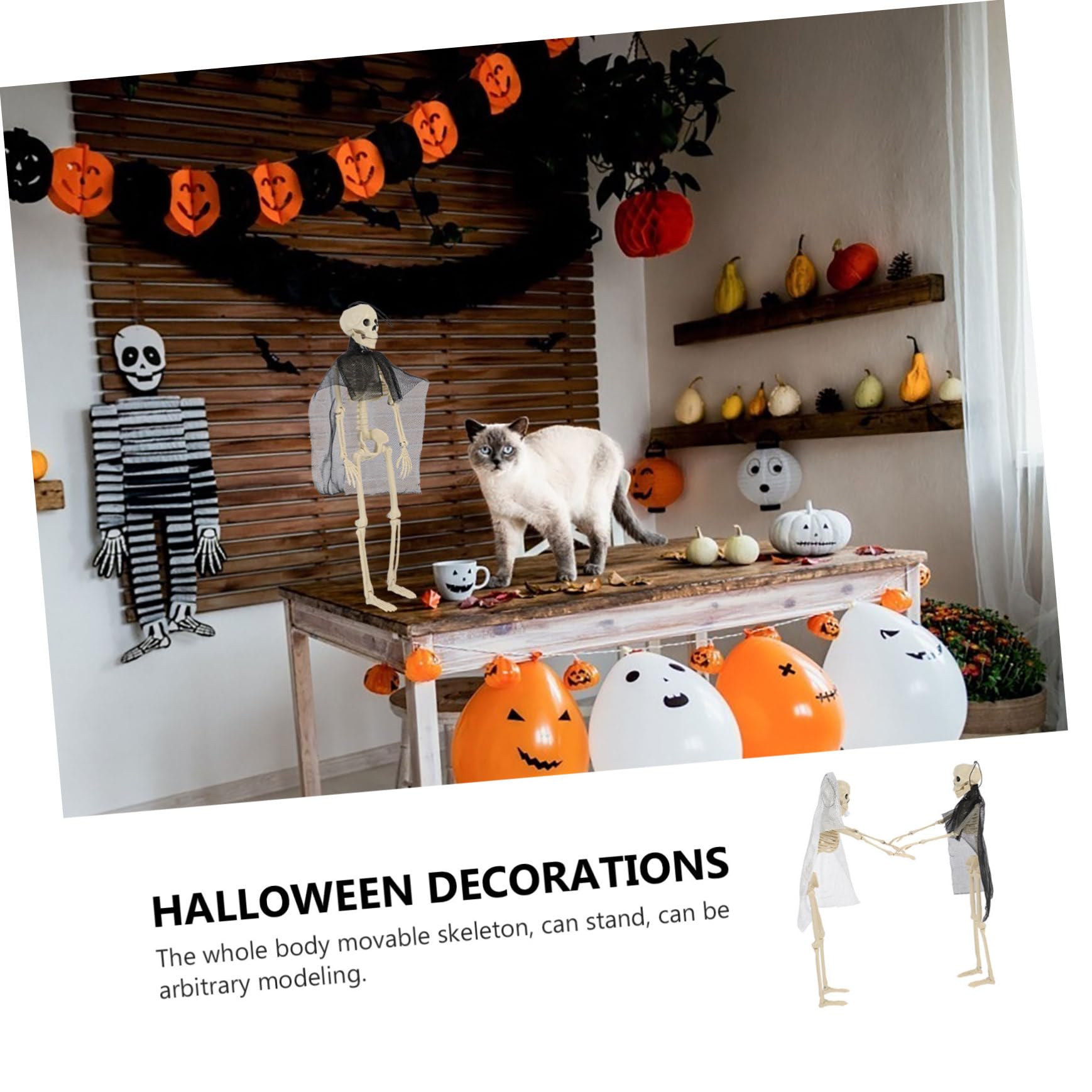Alipis 8 Pezzi Di Scheletro Della Sposa E Dello Sposo Scheletro Di Halloween Ornamento Fantasma Appeso Statuetta Di Coppia Di Halloween Scheletro Di Nozze Scultura Teschio Appeso