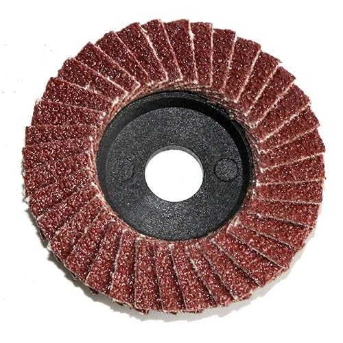 Miniatura 3 de Discos de aleta de muela abrasiva de 2 pulgadas para mini amoladora angular de aire de 2 pulgadas, para pulido de metal madera y plástico de grano