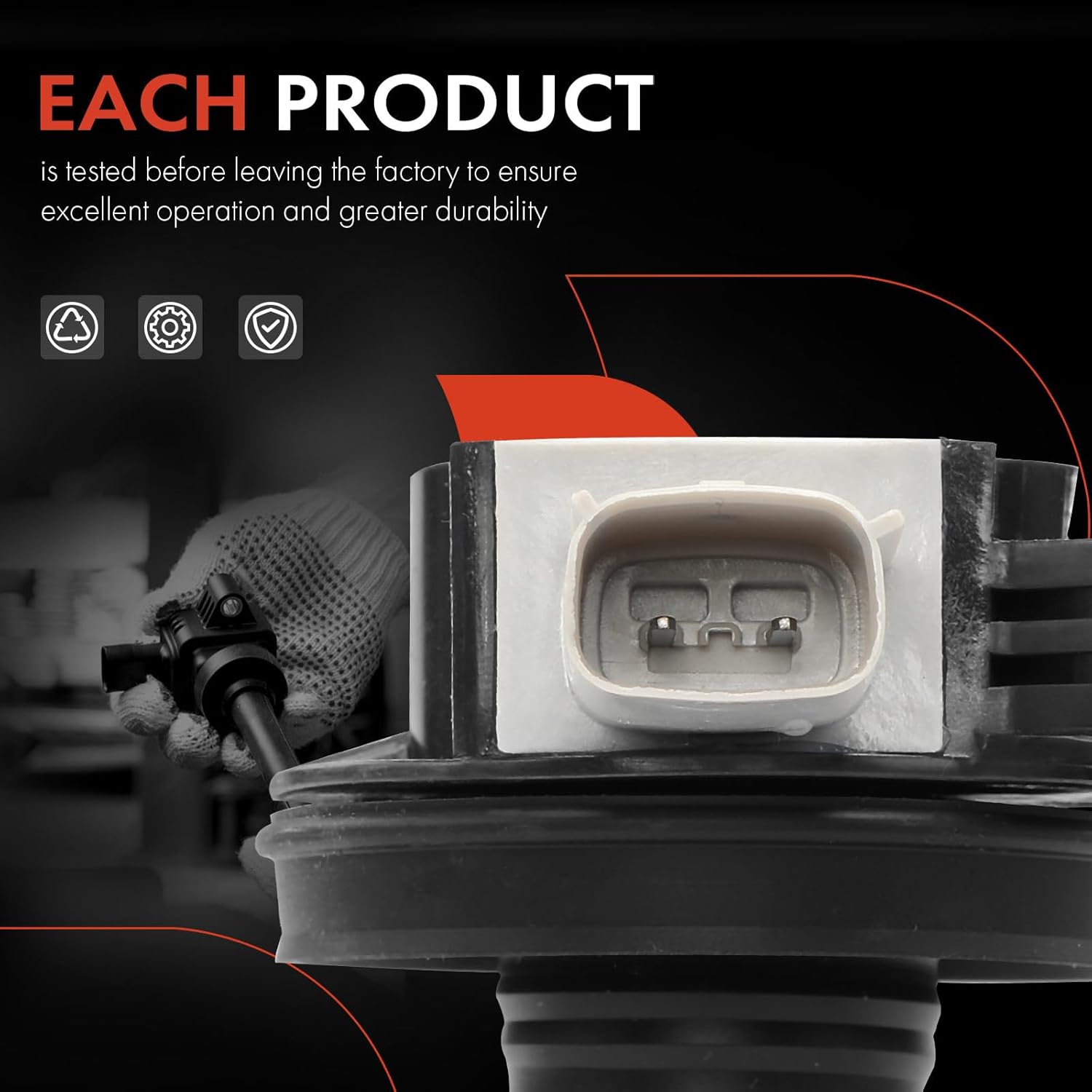 A-Premium Engine Ignition Coil Pack Compatible with Ford Flex Taurus 2010-2012 & Lincoln MKS 2010-2013, MKT 2010-2012, V6 3.5L, 6-PC Set