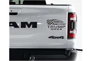 MAZ DISTRIBUTIONS - Trump Flag 2024 Sticker - Vinyl American Trump Flag...