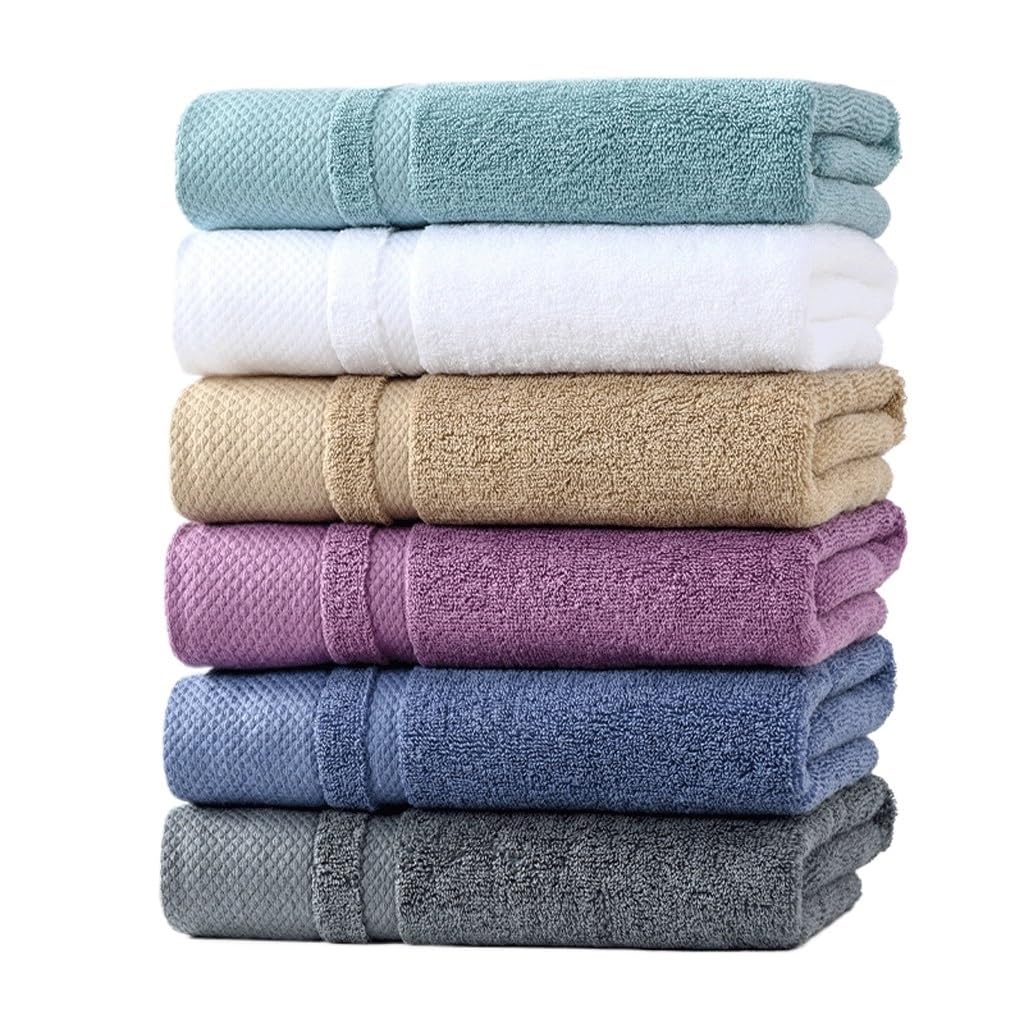 Serviette de Bain Douce en Coton à Fibres Longues pour un Instant Spa à la Maison