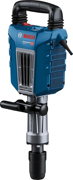 Bosch Professional Brise-béton GSH 14 C (force de frappe de 28 J, fréquence de frappe de 1 900 cps/min, y compris burin pointu, poignée auxiliaire, coffret de transport)
