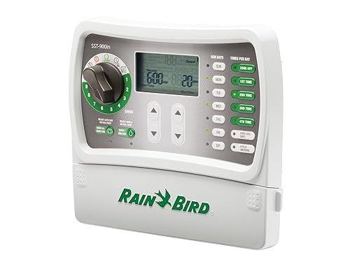Miniatura 4 de Rain Bird SST400IN Regulador/Regulador de Sistema de Riego/Regadera de Interior/Regulador, 4 Zonas/Estación (este modelo nuevo/mejorado reemplaza a