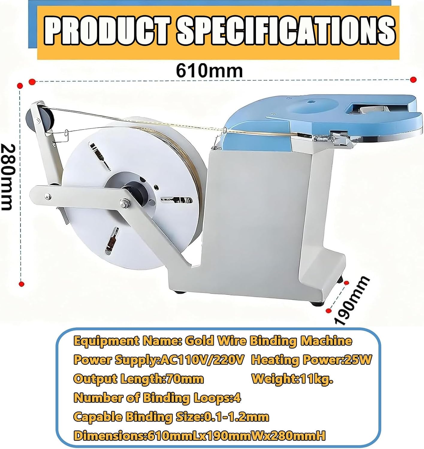 Automatic Twist Tie Machine for Treats - Sensor Binding, Bundling Wires 0.1-1.2mm, Efficient Food Twist Tie Machine for Home & Industrial Use, Easy Automatic Binding